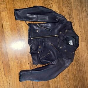 DKNY leather jacket